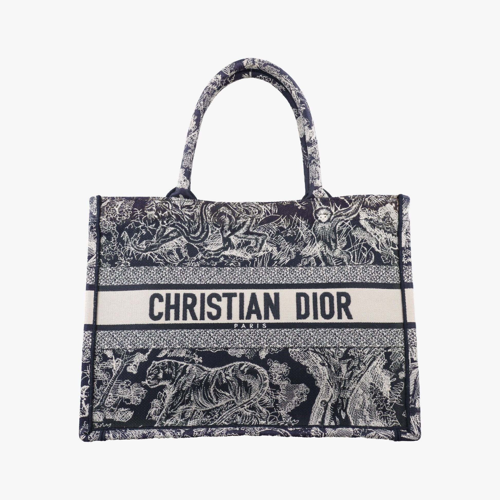 Book Tote Navy Jacquard 50-MA-0242ブックトート ネイビー ジャガード 50-MA-0242