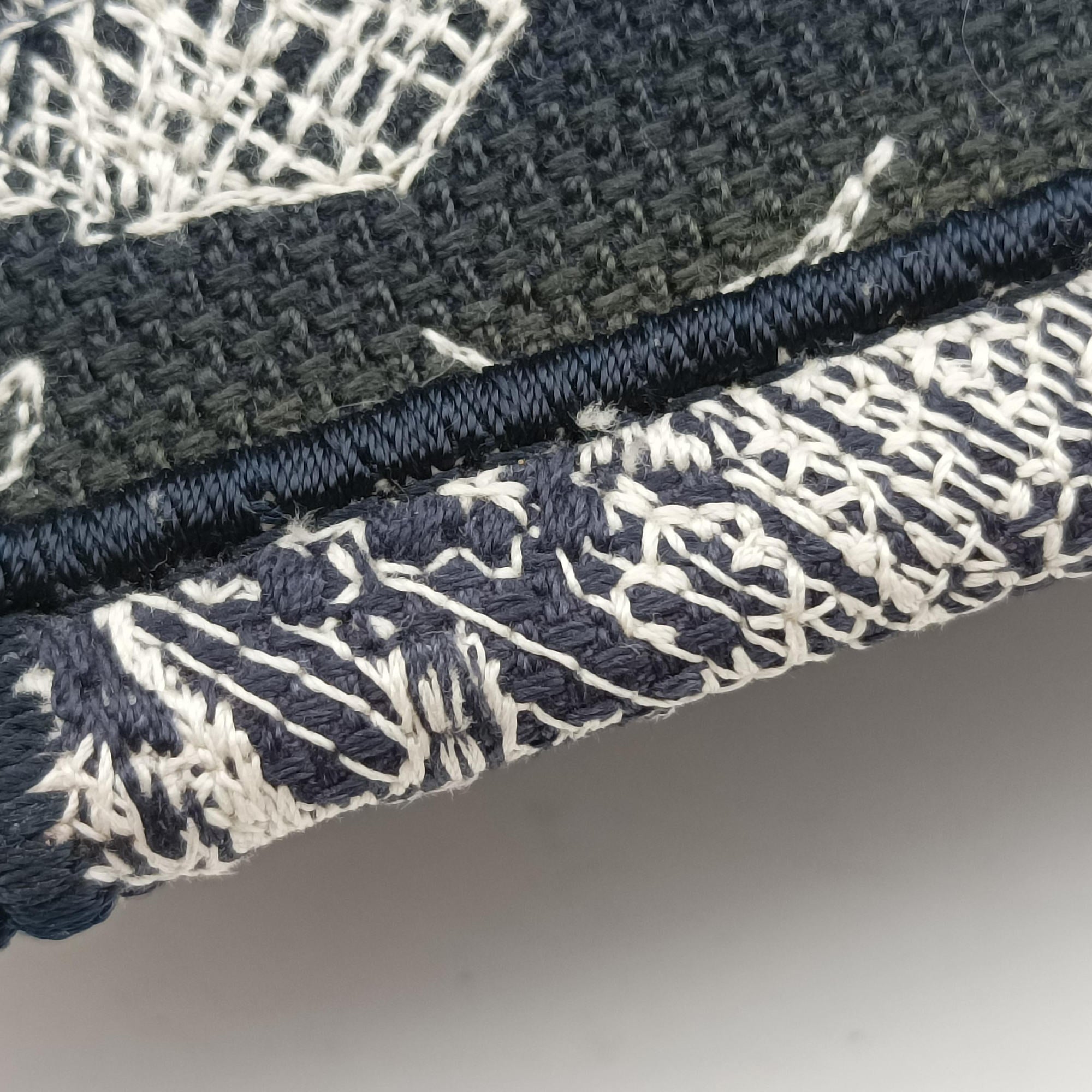 Book Tote Navy Jacquard 50-MA-0242ブックトート ネイビー ジャガード 50-MA-0242