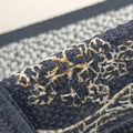 Book Tote Navy Jacquard 50-MA-0242ブックトート ネイビー ジャガード 50-MA-0242