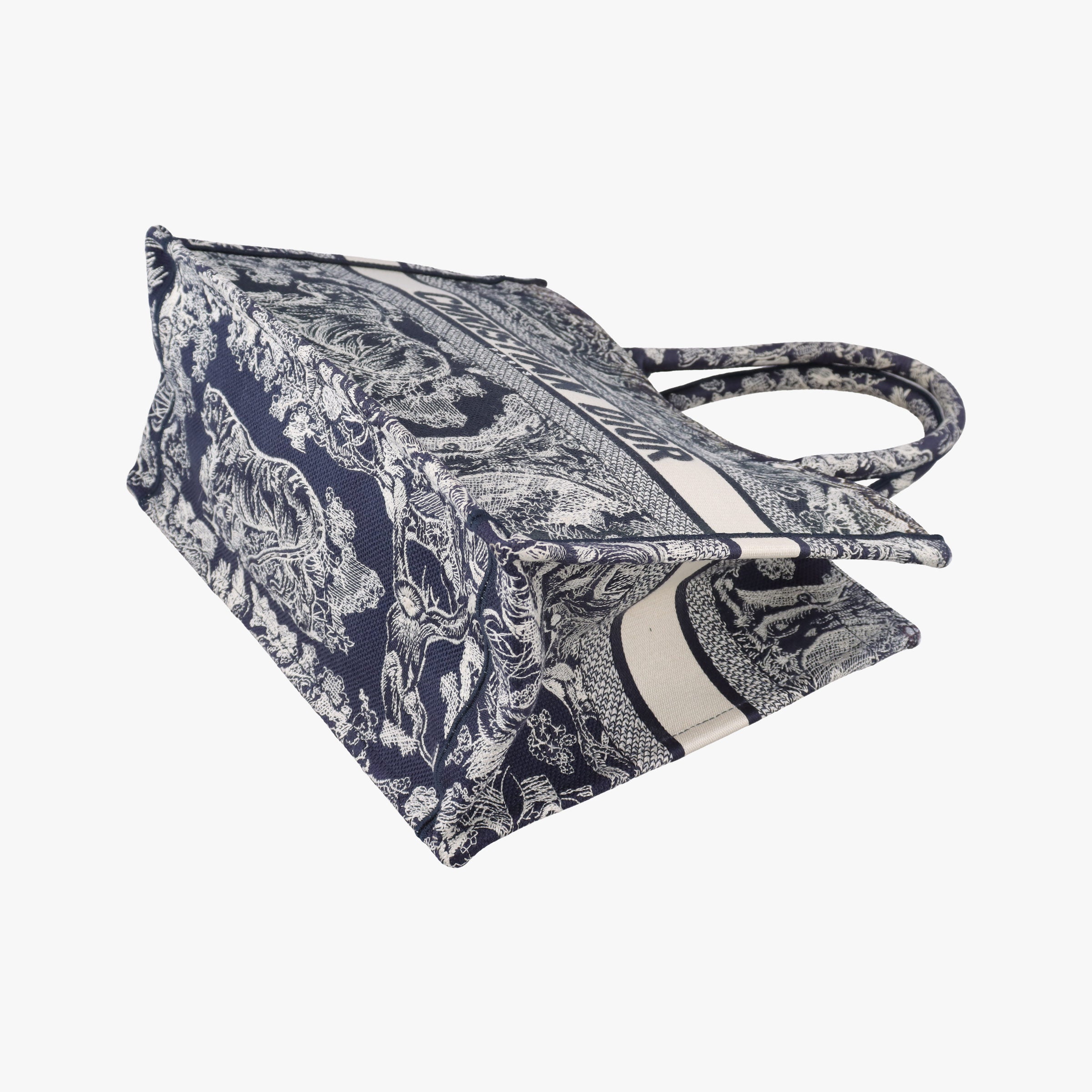 Book Tote Navy Jacquard 50-MA-0242ブックトート ネイビー ジャガード 50-MA-0242