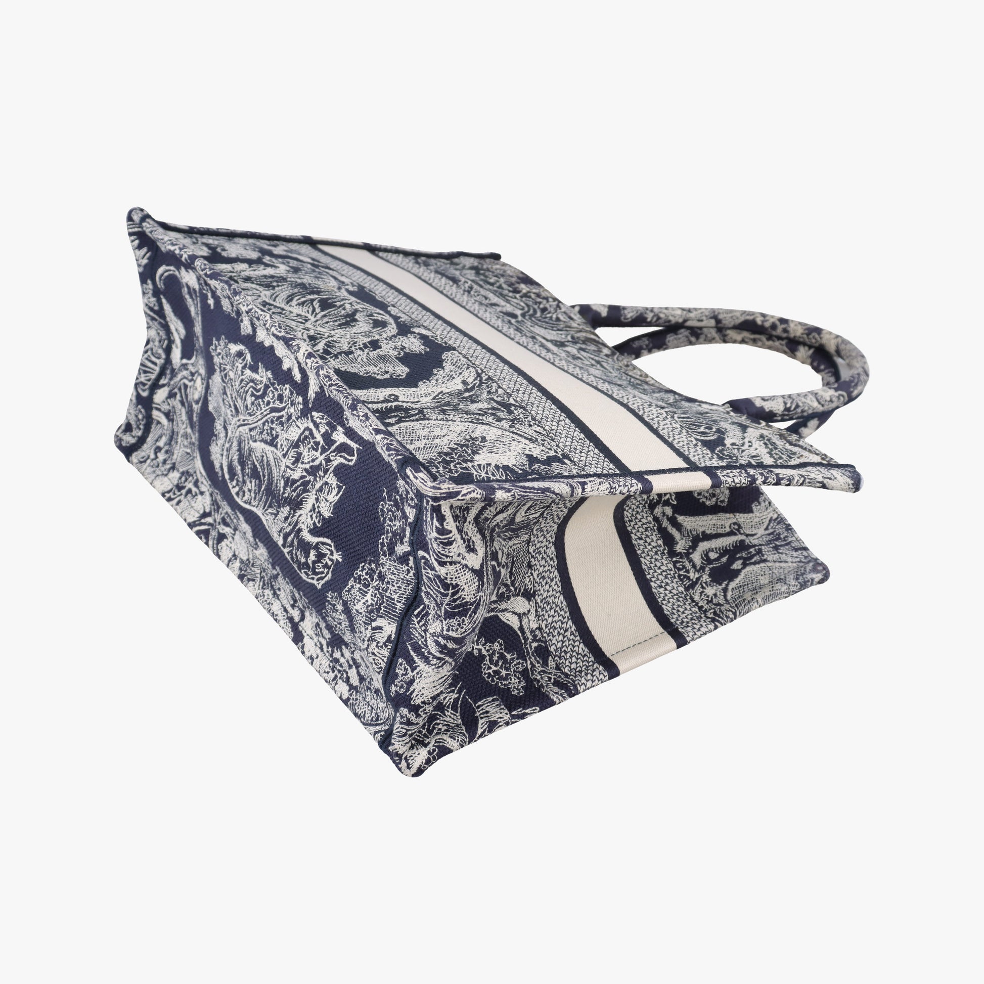 Book Tote Navy Jacquard 50-MA-0242ブックトート ネイビー ジャガード 50-MA-0242