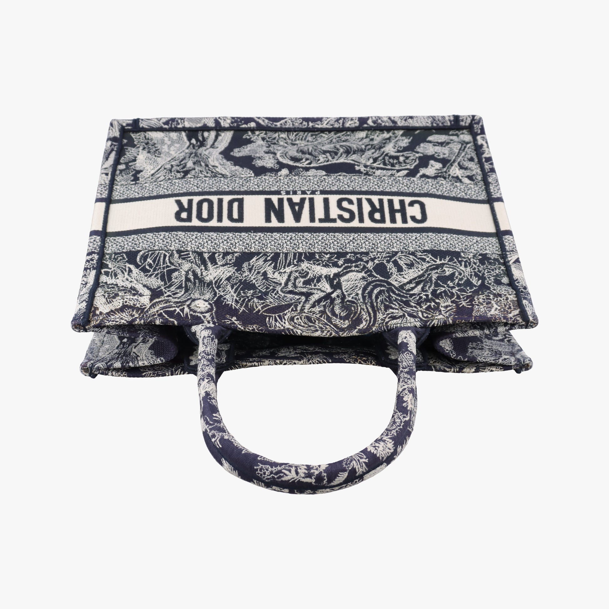 Book Tote Navy Jacquard 50-MA-0242ブックトート ネイビー ジャガード 50-MA-0242