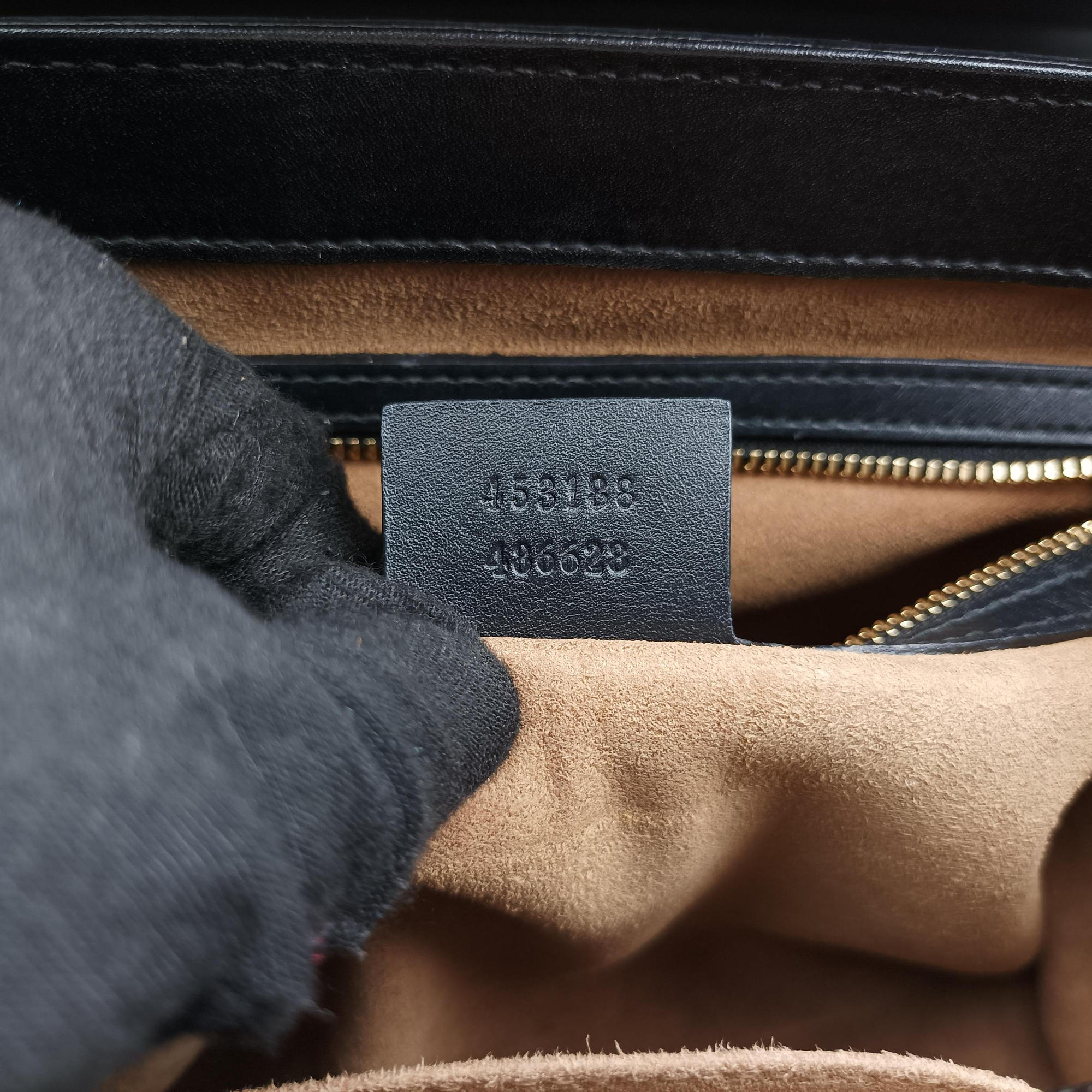 Padlock Beige×black PVC coated canvas×Leather 453188 B025288085パドロック ベージュ×ブラック PVCコーティングキャンバス×レザー 453188 B025288085