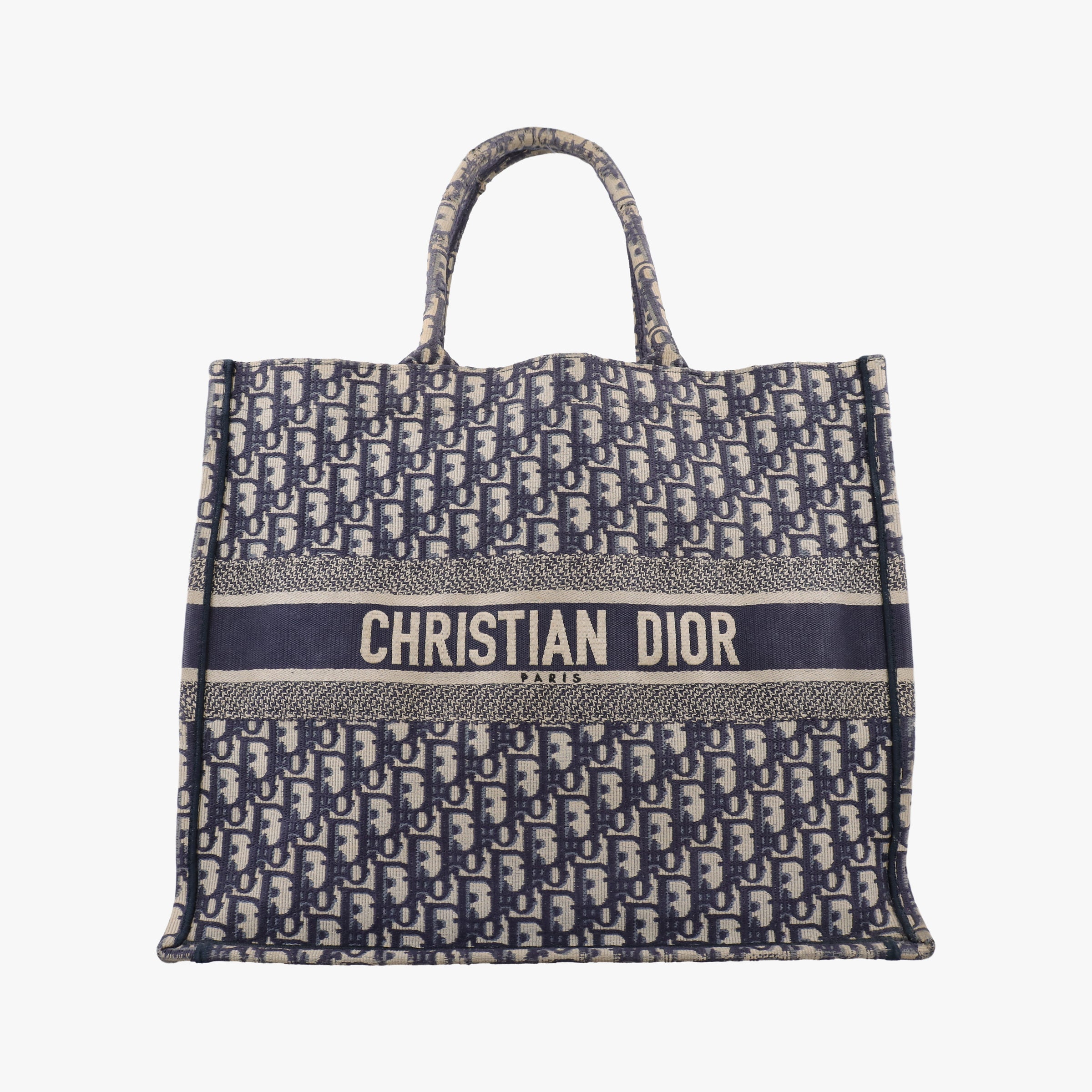 Book Tote Navy Jacquard 50-MA-0221 IC Chipブックトート ネイビー ジャガード 50-MA-0221 ICチップ