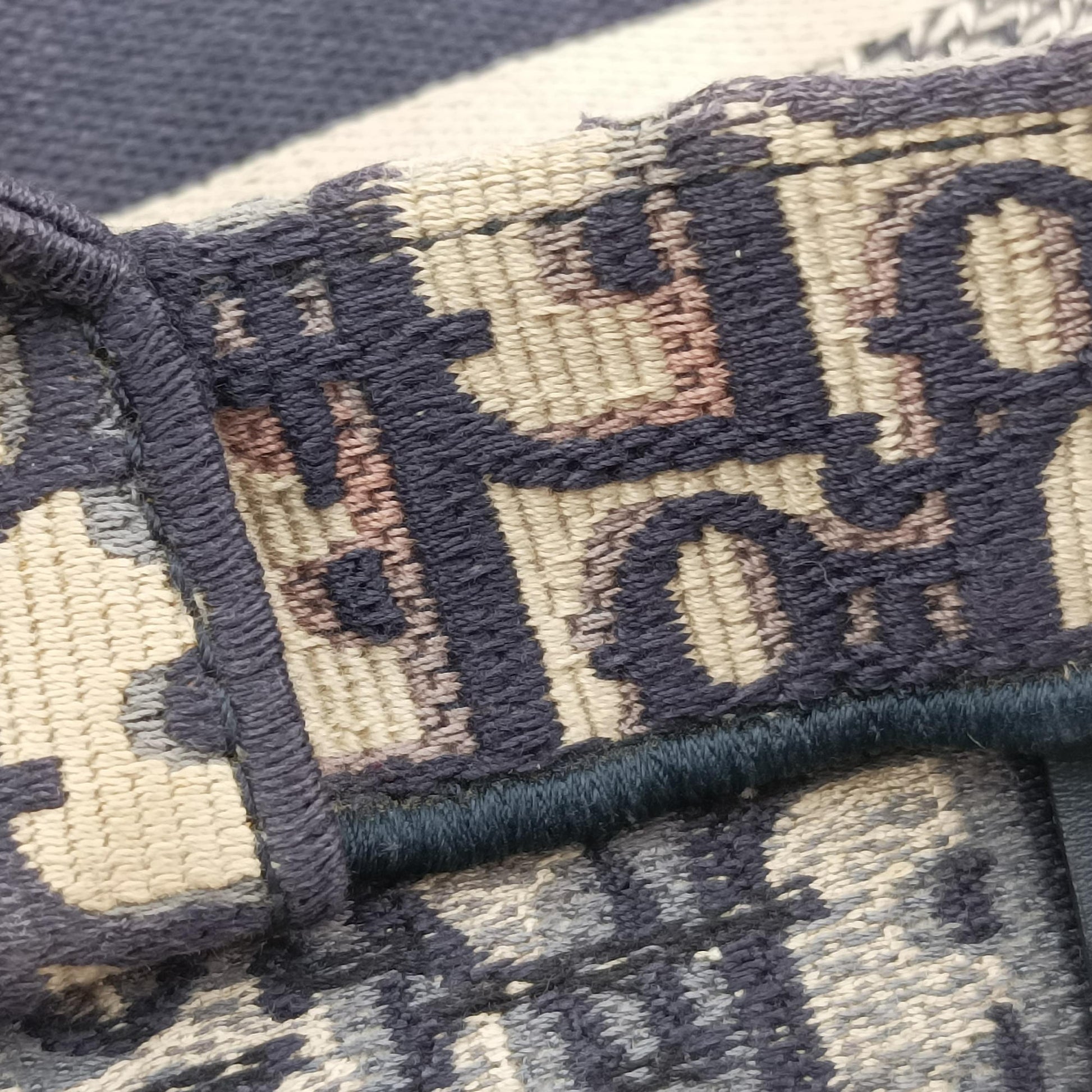Book Tote Navy Jacquard 50-MA-0221 IC Chipブックトート ネイビー ジャガード 50-MA-0221 ICチップ
