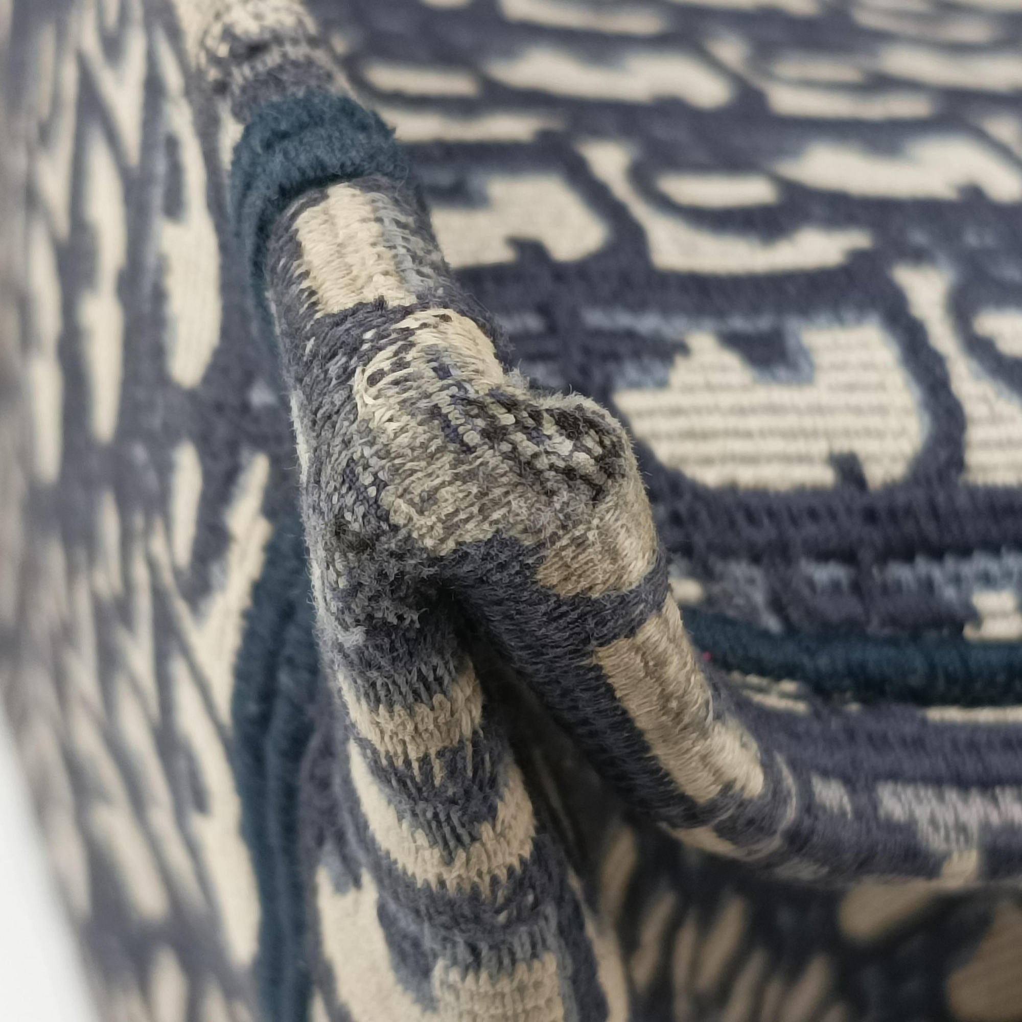 Book Tote Navy Jacquard 50-MA-0221 IC Chipブックトート ネイビー ジャガード 50-MA-0221 ICチップ