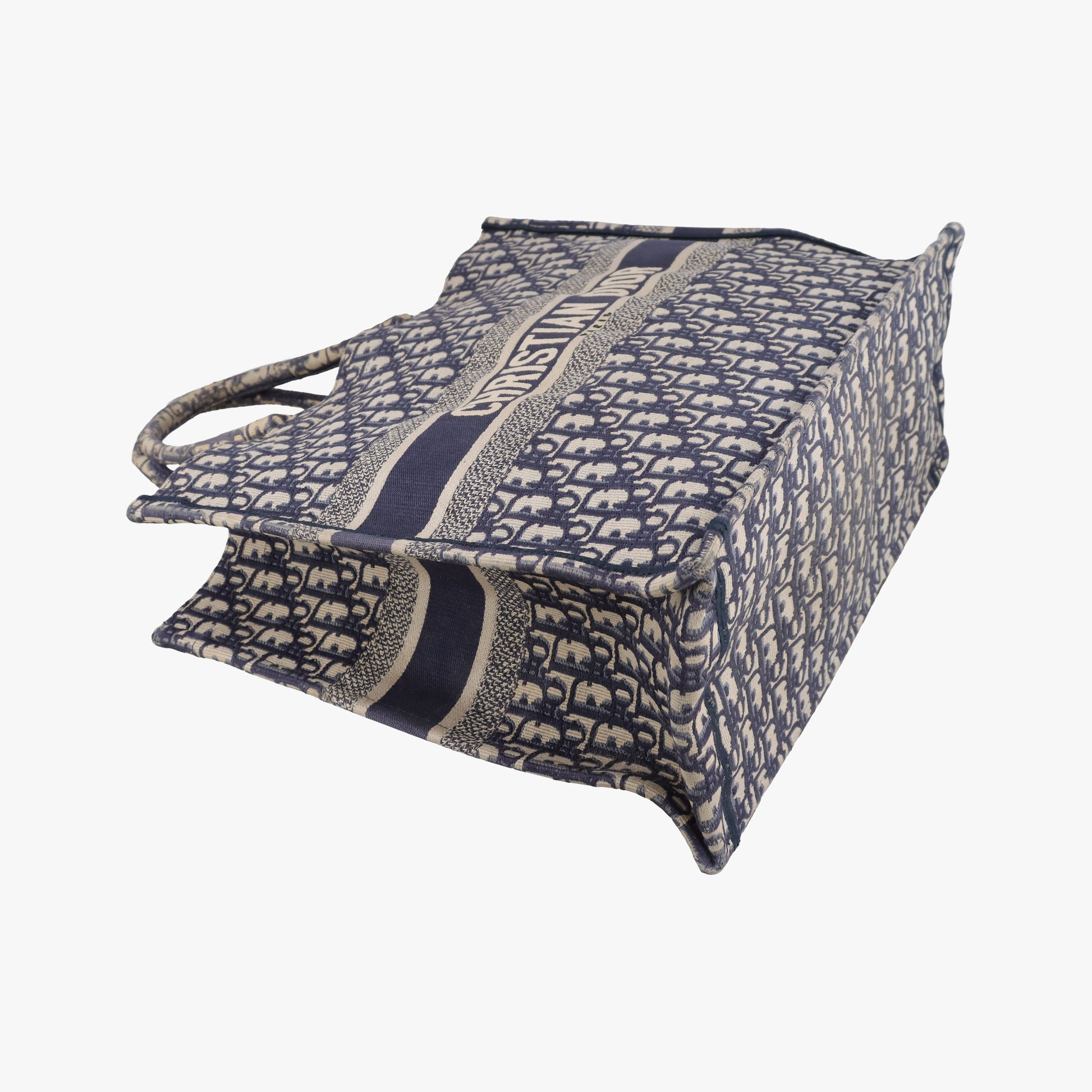 Book Tote Navy Jacquard 50-MA-0221 IC Chipブックトート ネイビー ジャガード 50-MA-0221 ICチップ