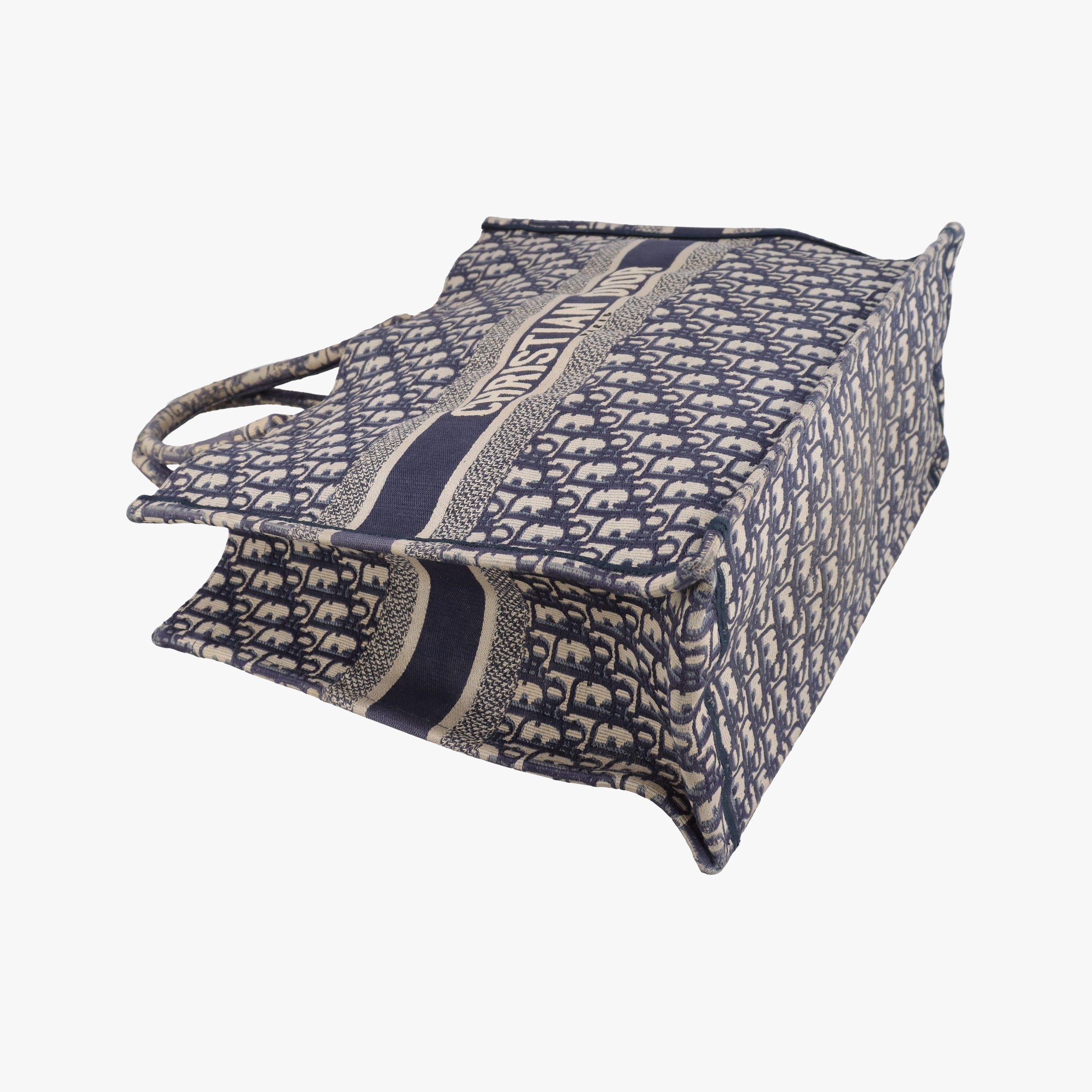 Book Tote Navy Jacquard 50-MA-0221 IC Chipブックトート ネイビー ジャガード 50-MA-0221 ICチップ