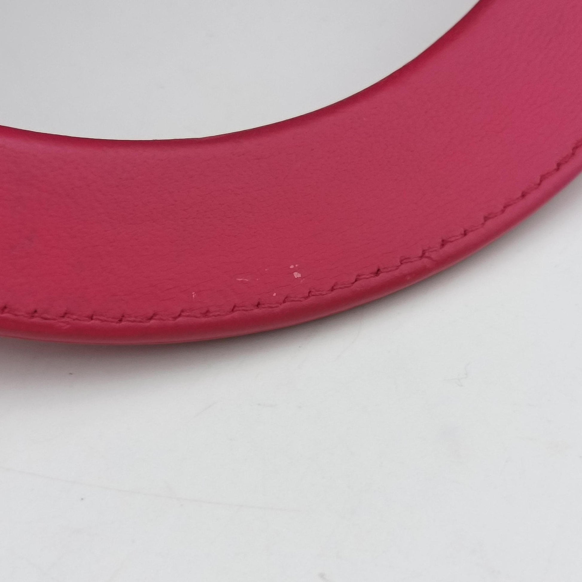 Lady Dior Rose lambskin 01-MA-0162レディディオール ローズ レッド ラムスキン 01-MA-0162