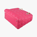Lady Dior Rose lambskin 01-MA-0162レディディオール ローズ レッド ラムスキン 01-MA-0162