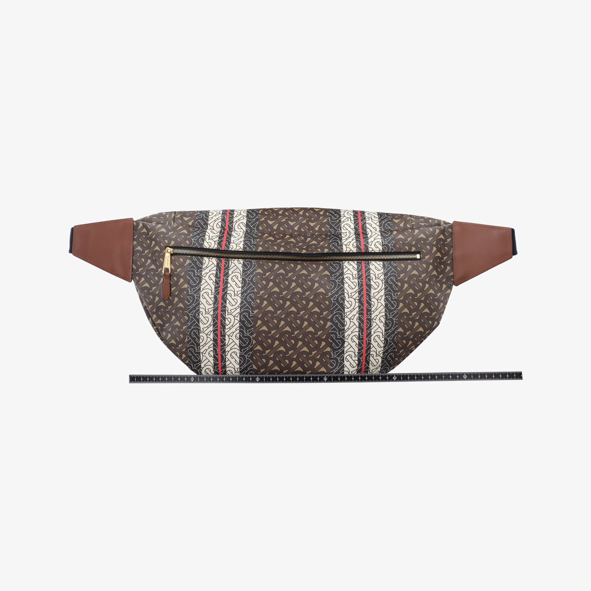 Monogram Stripe Brown×Multicolour PVC coated canvas x leather ITSAMSRL3335CAMモノグラムストライプ ブラウン×マルチカラー PVCコーティングキャンバス×レザー ITSAMSRL3335CAM