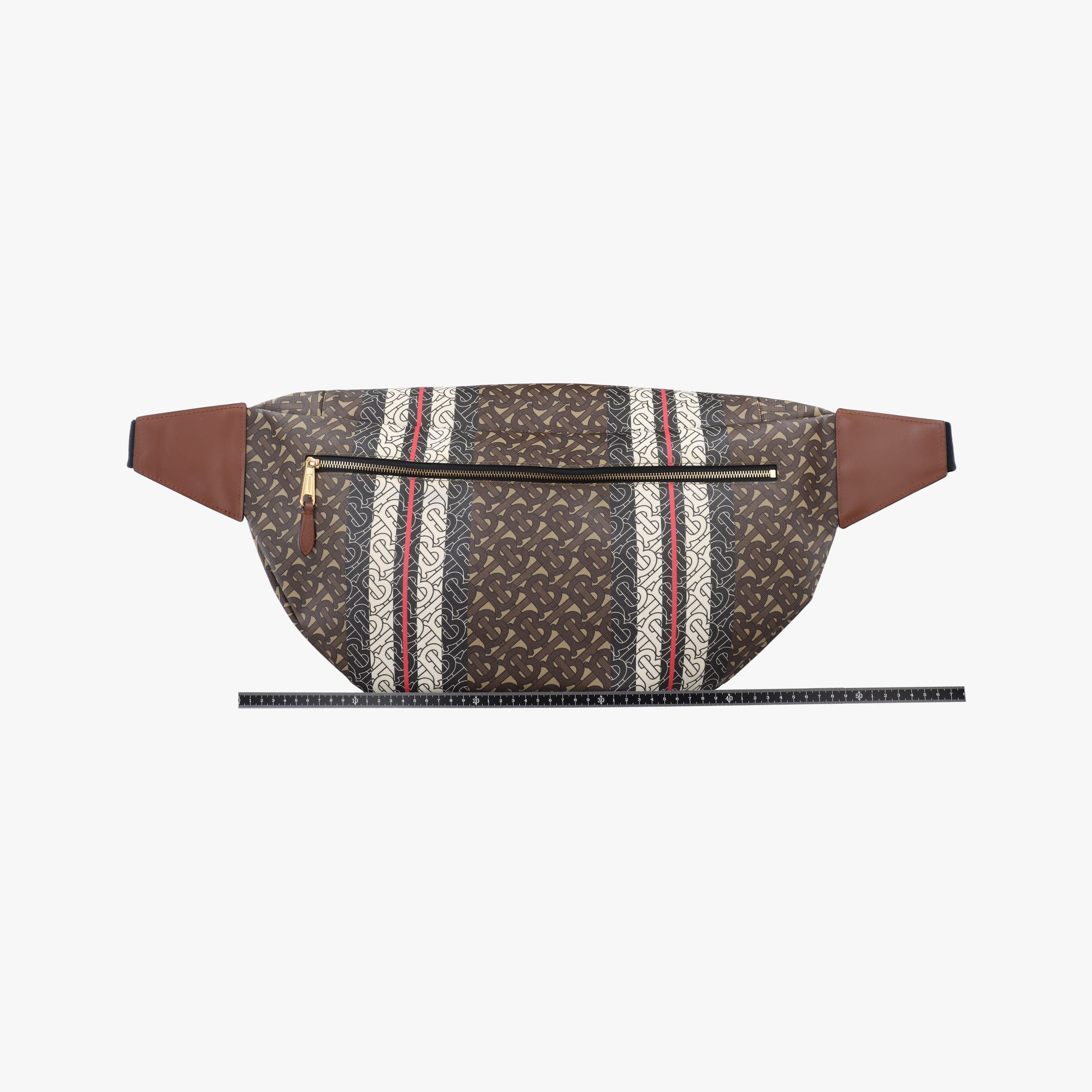Monogram Stripe Brown×Multicolour PVC coated canvas x leather ITSAMSRL3335CAMモノグラムストライプ ブラウン×マルチカラー PVCコーティングキャンバス×レザー ITSAMSRL3335CAM