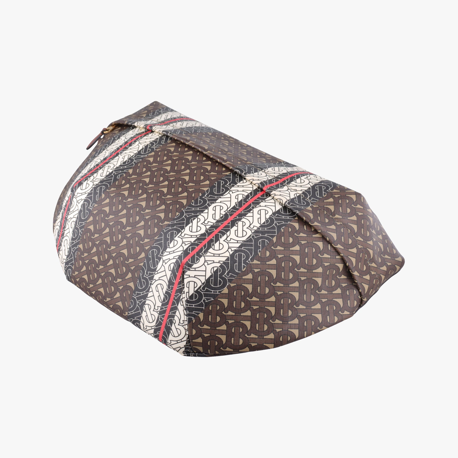 Monogram Stripe Brown×Multicolour PVC coated canvas x leather ITSAMSRL3335CAMモノグラムストライプ ブラウン×マルチカラー PVCコーティングキャンバス×レザー ITSAMSRL3335CAM