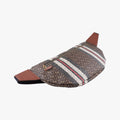 Monogram Stripe Brown×Multicolour PVC coated canvas x leather ITSAMSRL3335CAMモノグラムストライプ ブラウン×マルチカラー PVCコーティングキャンバス×レザー ITSAMSRL3335CAM