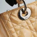 Lady Dior Beige Patent 09-BO-1104レディディオール ベージュ パテント 09-BO-1104