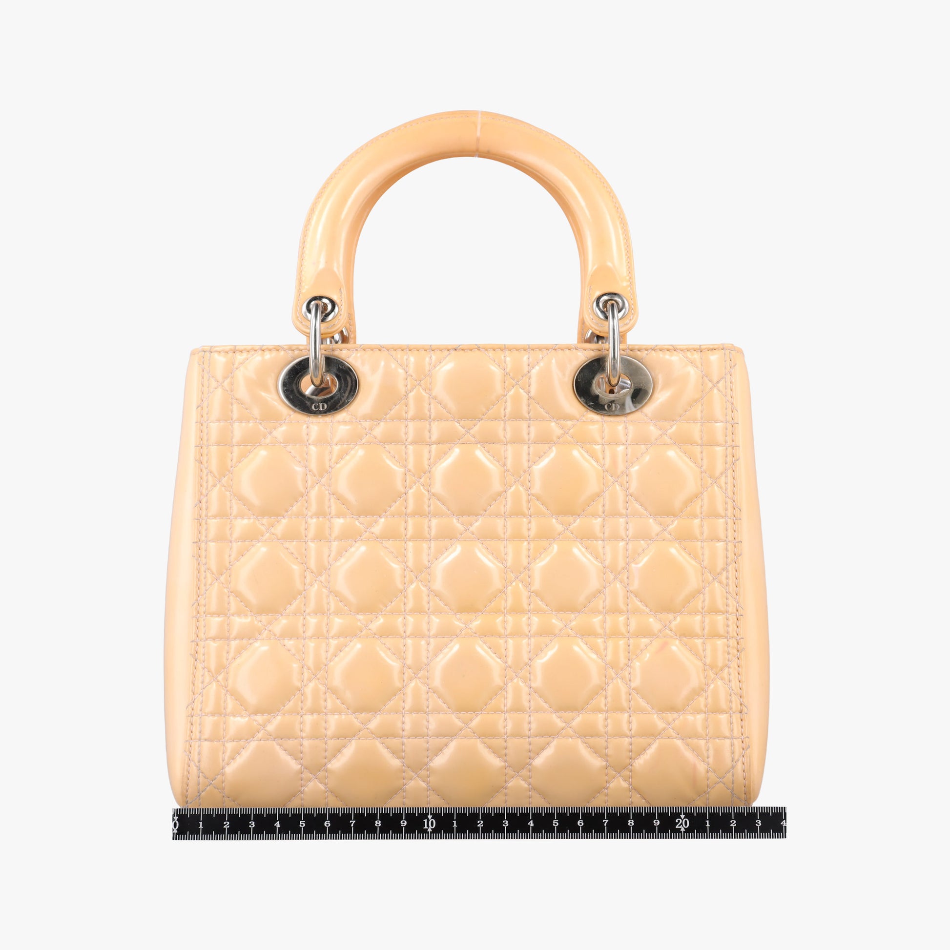 Lady Dior Beige Patent 09-BO-1104レディディオール ベージュ パテント 09-BO-1104