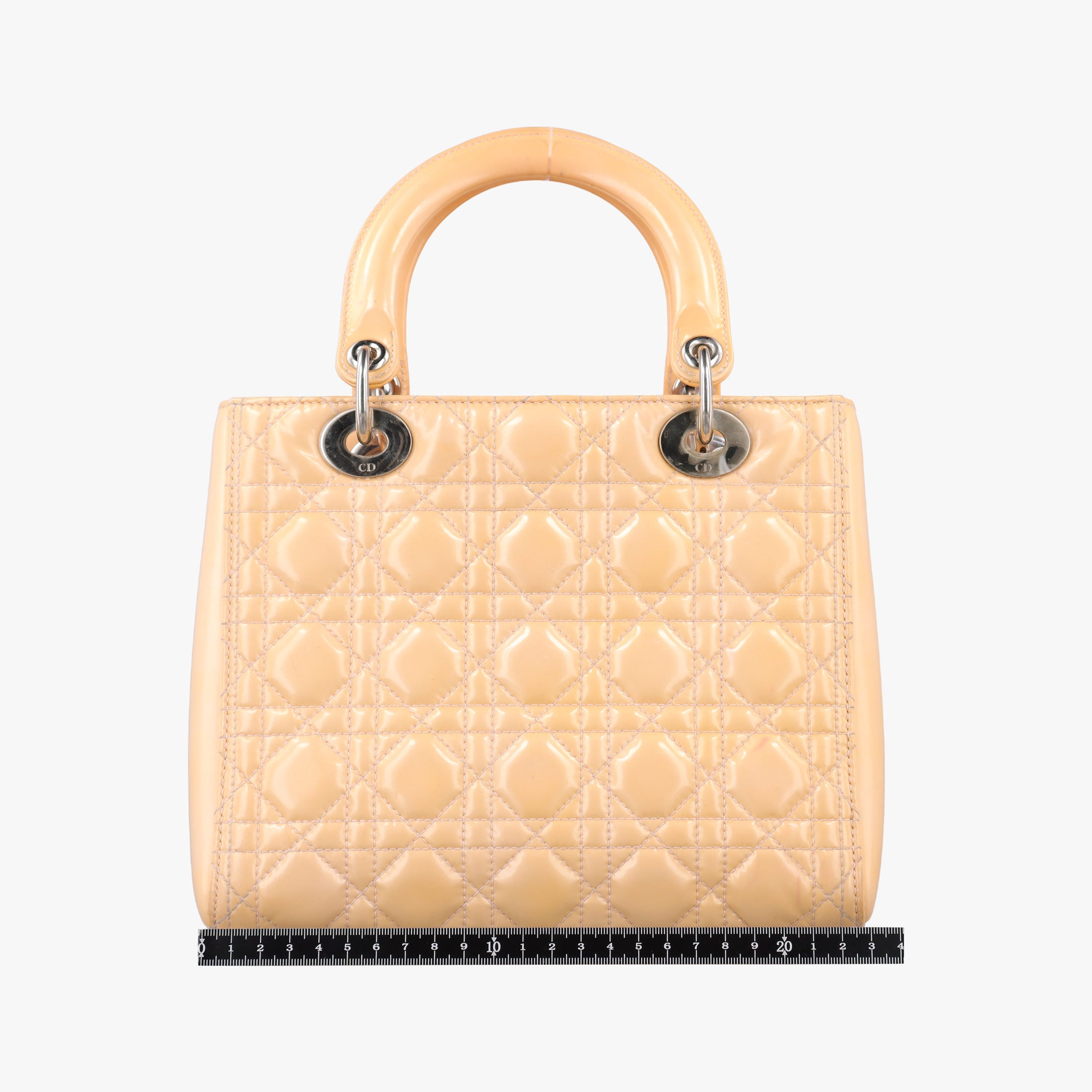 Lady Dior Beige Patent 09-BO-1104レディディオール ベージュ パテント 09-BO-1104