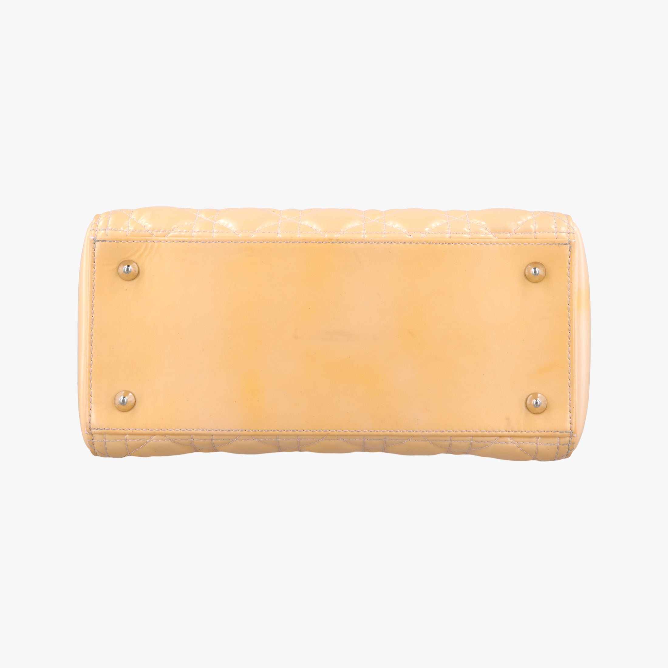 Lady Dior Beige Patent 09-BO-1104レディディオール ベージュ パテント 09-BO-1104
