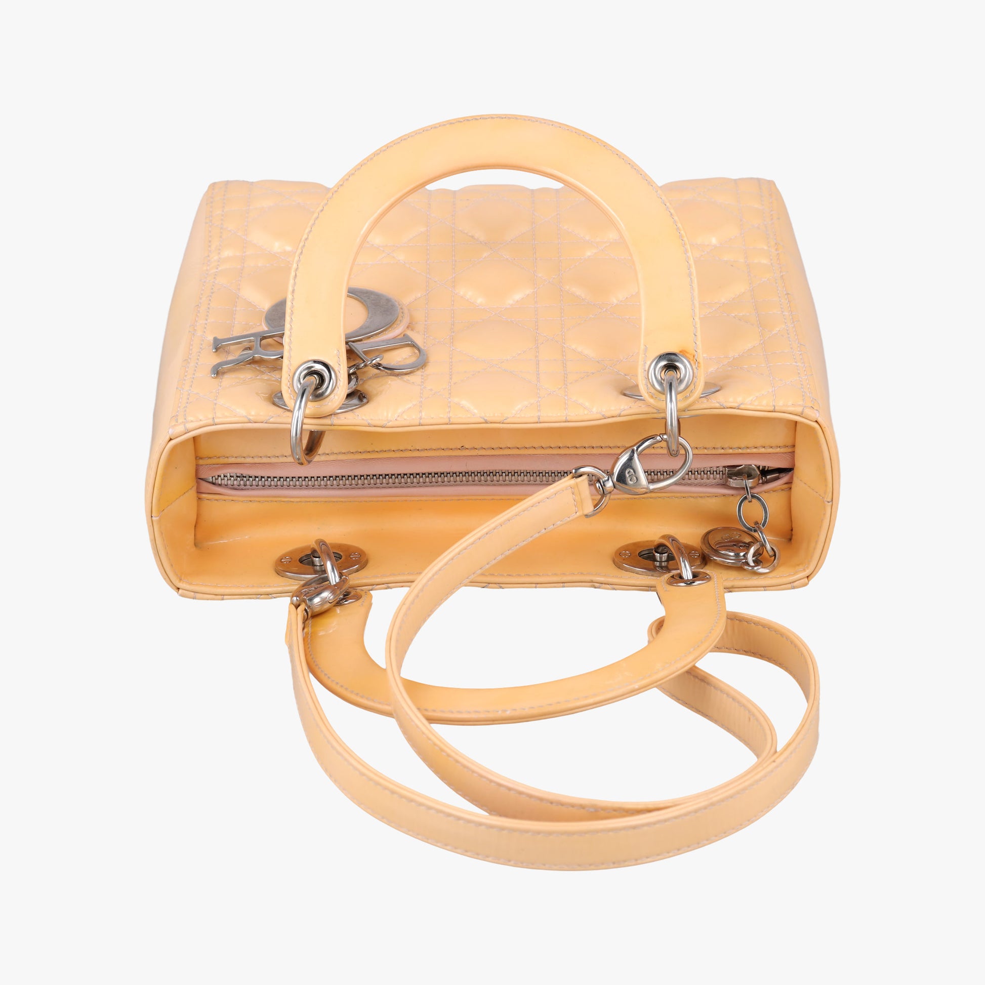 Lady Dior Beige Patent 09-BO-1104レディディオール ベージュ パテント 09-BO-1104