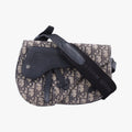 Saddle Pouch Navy×Black Jacquard 07-BO-0270サドル ポーチ ネイビー×ブラック ジャガード 07-BO-0270