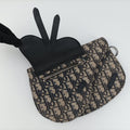 Saddle Pouch Navy×Black Jacquard 07-BO-0270サドル ポーチ ネイビー×ブラック ジャガード 07-BO-0270