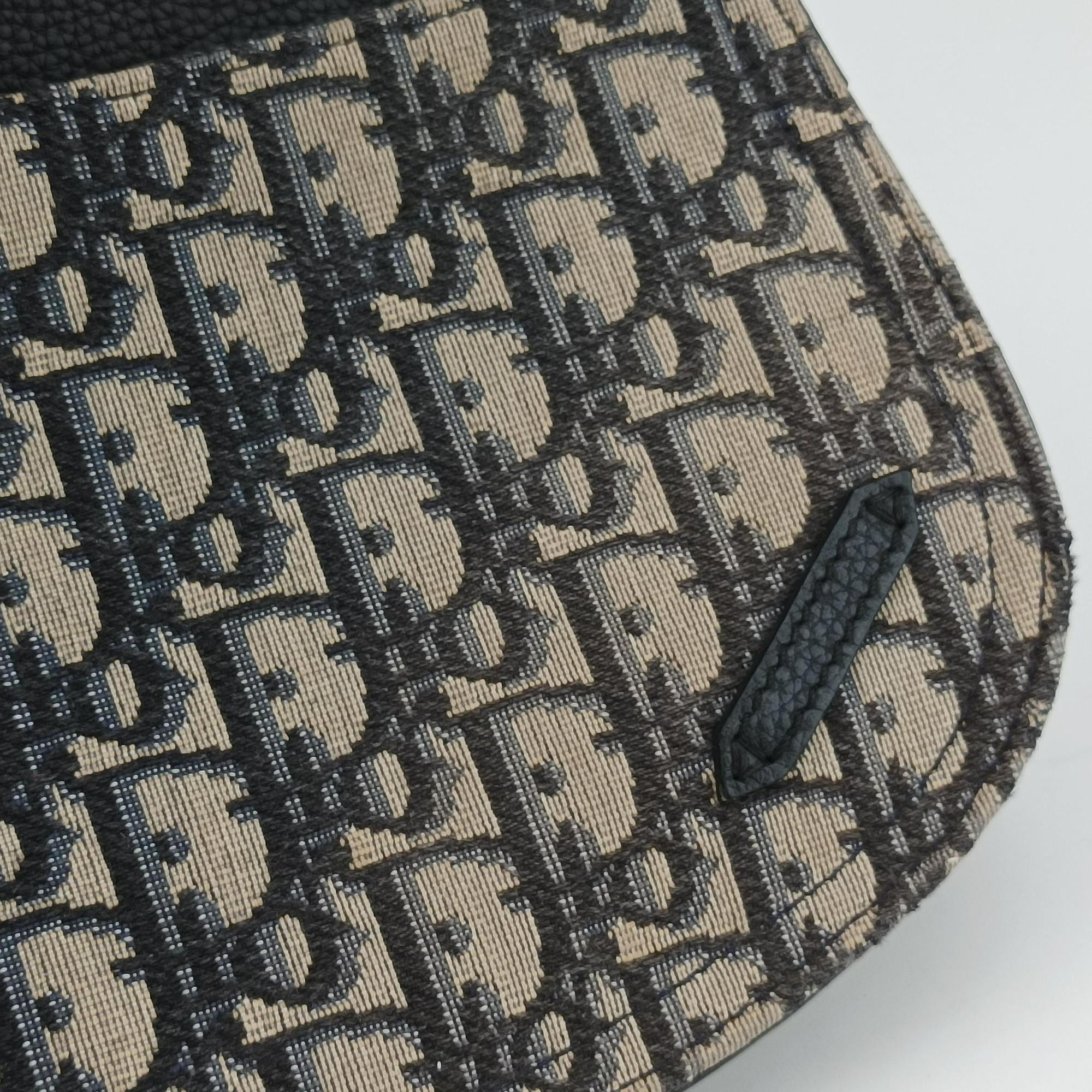 Saddle Pouch Navy×Black Jacquard 07-BO-0270サドル ポーチ ネイビー×ブラック ジャガード 07-BO-0270