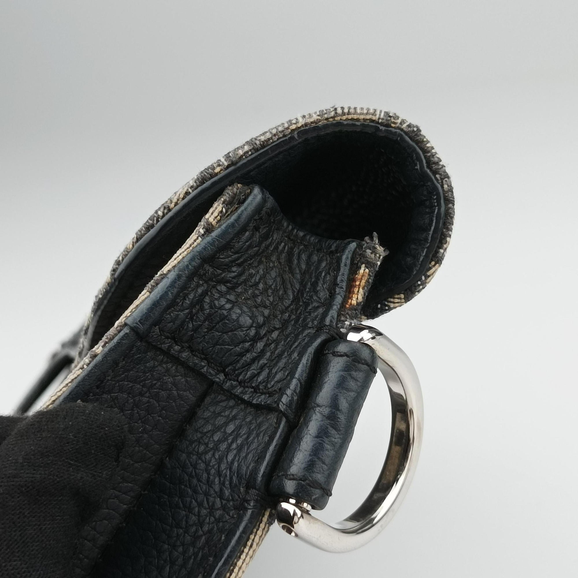 Saddle Pouch Navy×Black Jacquard 07-BO-0270サドル ポーチ ネイビー×ブラック ジャガード 07-BO-0270