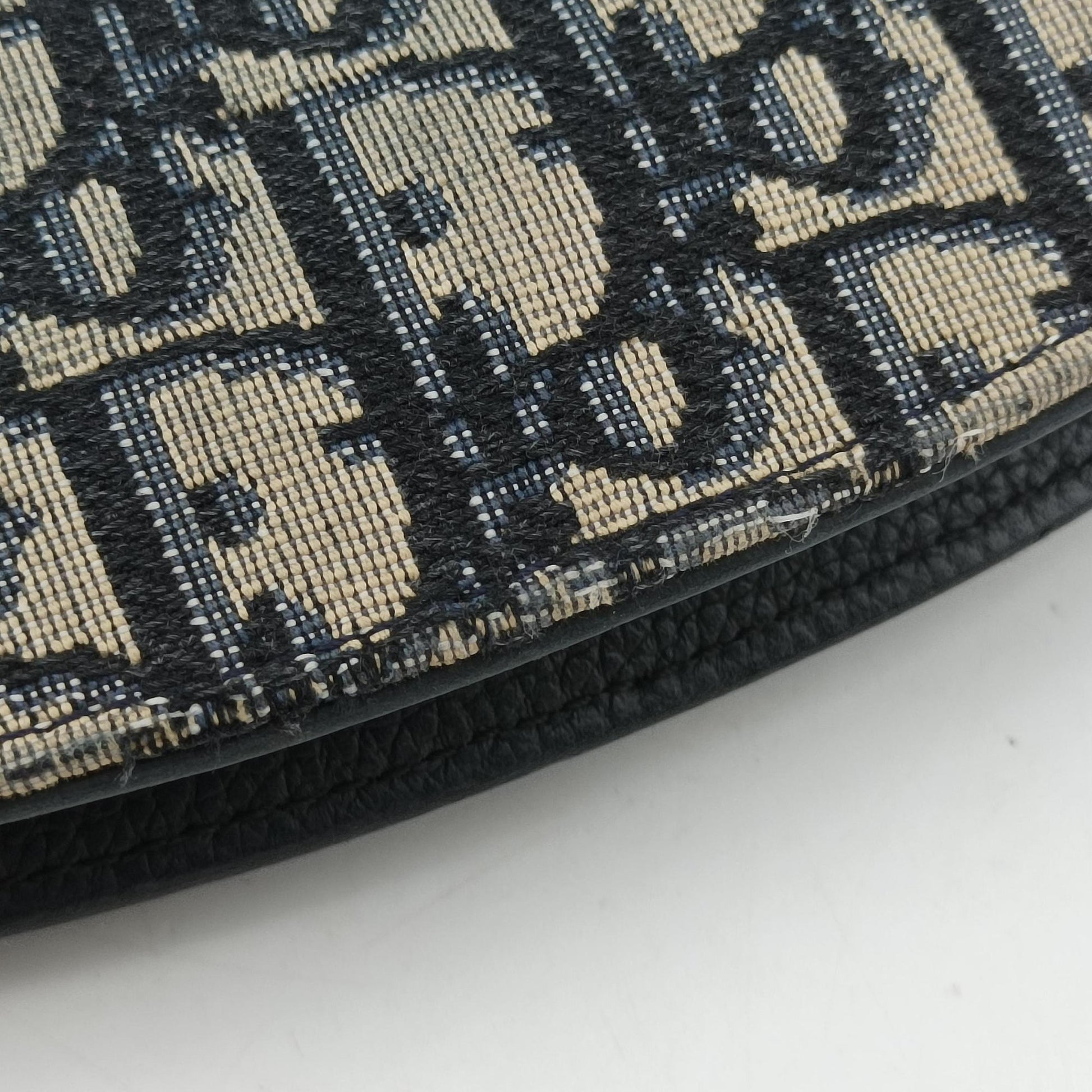 Saddle Pouch Navy×Black Jacquard 07-BO-0270サドル ポーチ ネイビー×ブラック ジャガード 07-BO-0270