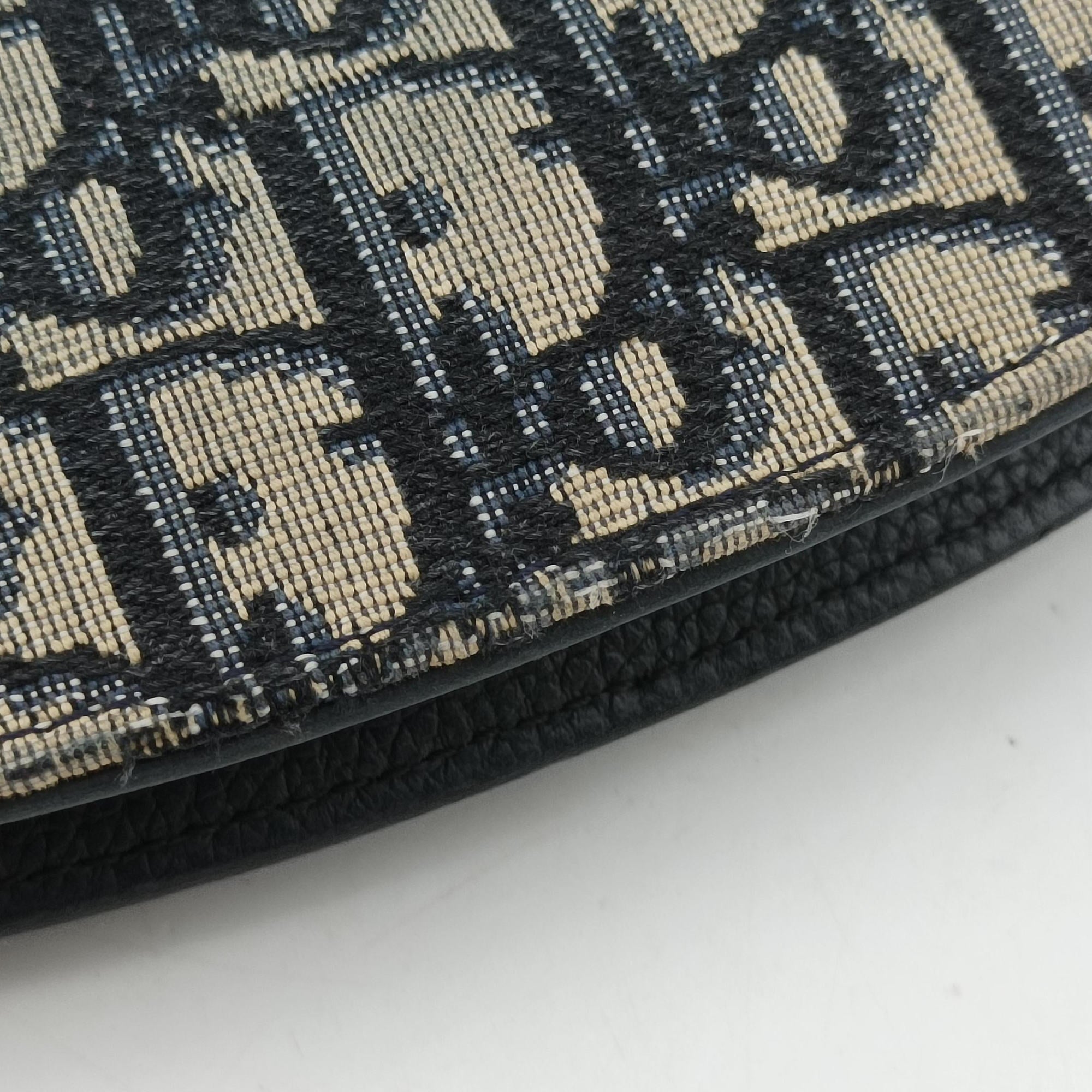 Saddle Pouch Navy×Black Jacquard 07-BO-0270サドル ポーチ ネイビー×ブラック ジャガード 07-BO-0270