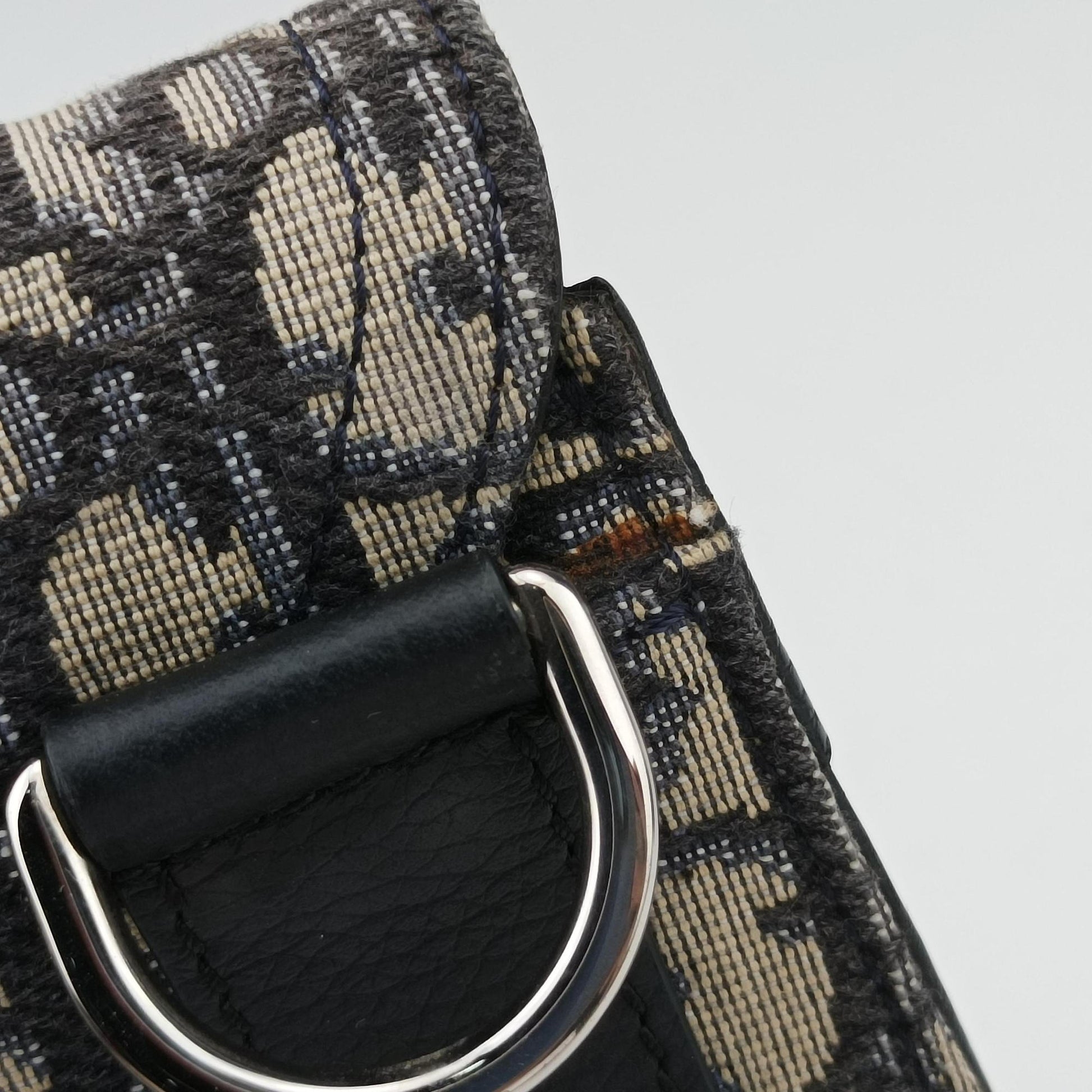 Saddle Pouch Navy×Black Jacquard 07-BO-0270サドル ポーチ ネイビー×ブラック ジャガード 07-BO-0270