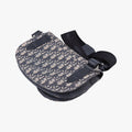 Saddle Pouch Navy×Black Jacquard 07-BO-0270サドル ポーチ ネイビー×ブラック ジャガード 07-BO-0270