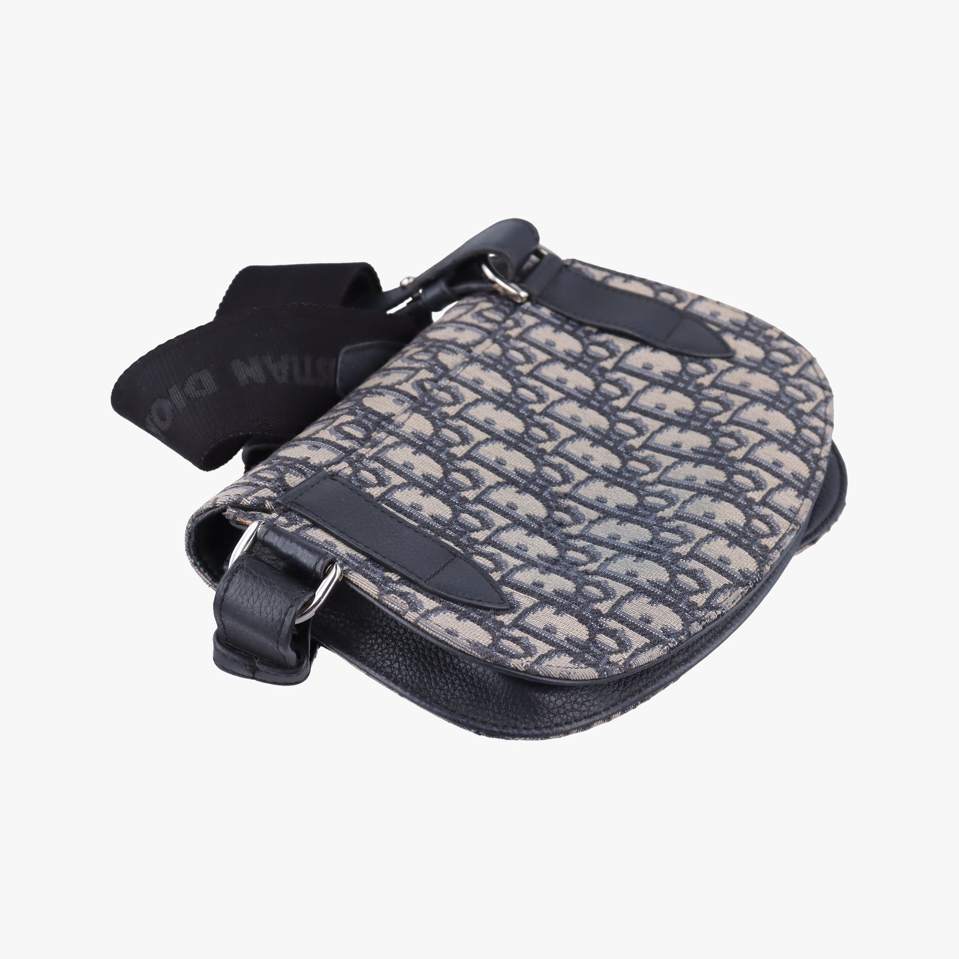Saddle Pouch Navy×Black Jacquard 07-BO-0270サドル ポーチ ネイビー×ブラック ジャガード 07-BO-0270