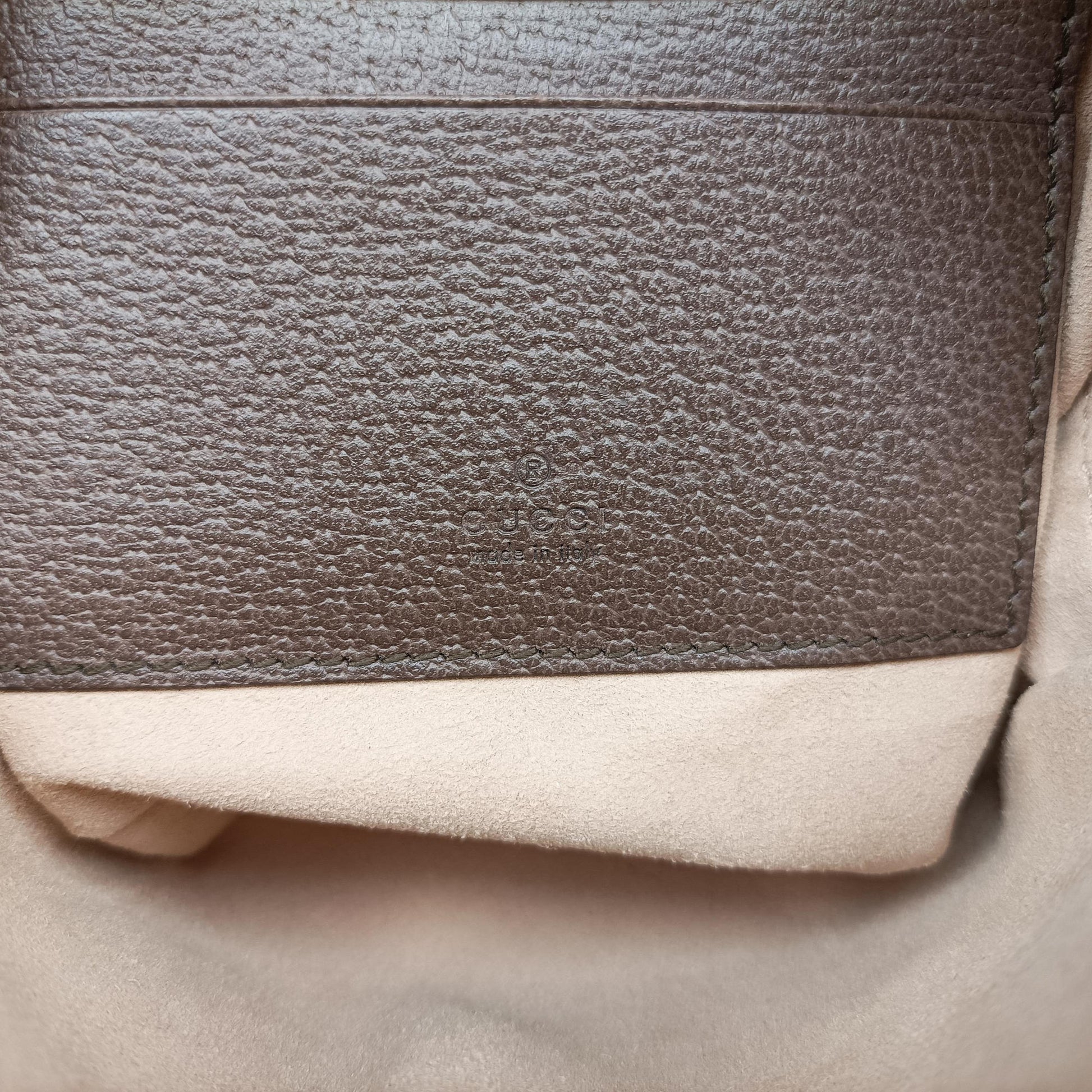 Ophidia Brown×beige×multi PVC coated canvas×Leather 598661 オフィディア ブラウン×ベージュ×マルチ PVCコーティングキャンバス×レザー 598661 