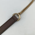 Ophidia Brown×beige×multi PVC coated canvas×Leather 598661 オフィディア ブラウン×ベージュ×マルチ PVCコーティングキャンバス×レザー 598661 