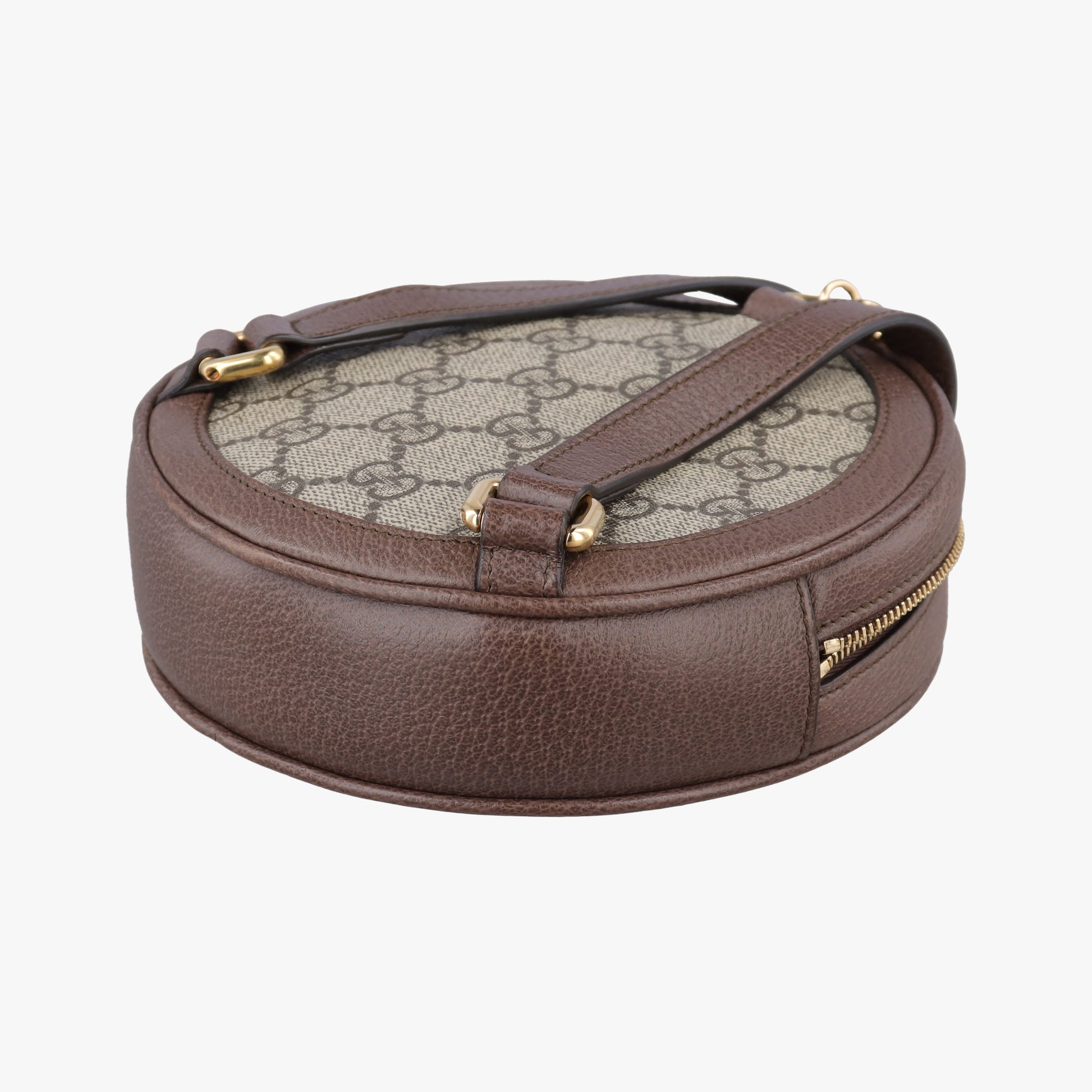 Ophidia Brown×beige×multi PVC coated canvas×Leather 598661 オフィディア ブラウン×ベージュ×マルチ PVCコーティングキャンバス×レザー 598661 