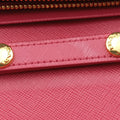 Metal Wallet on Chain Cornflower Clutch Pink Saffiano leather 1MT290 181メタル ウォレット オン チェーン コーンフラワー クラッチ ピンク サフィアーノレザー 1MT290 181
