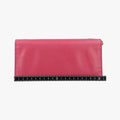 Metal Wallet on Chain Cornflower Clutch Pink Saffiano leather 1MT290 181メタル ウォレット オン チェーン コーンフラワー クラッチ ピンク サフィアーノレザー 1MT290 181