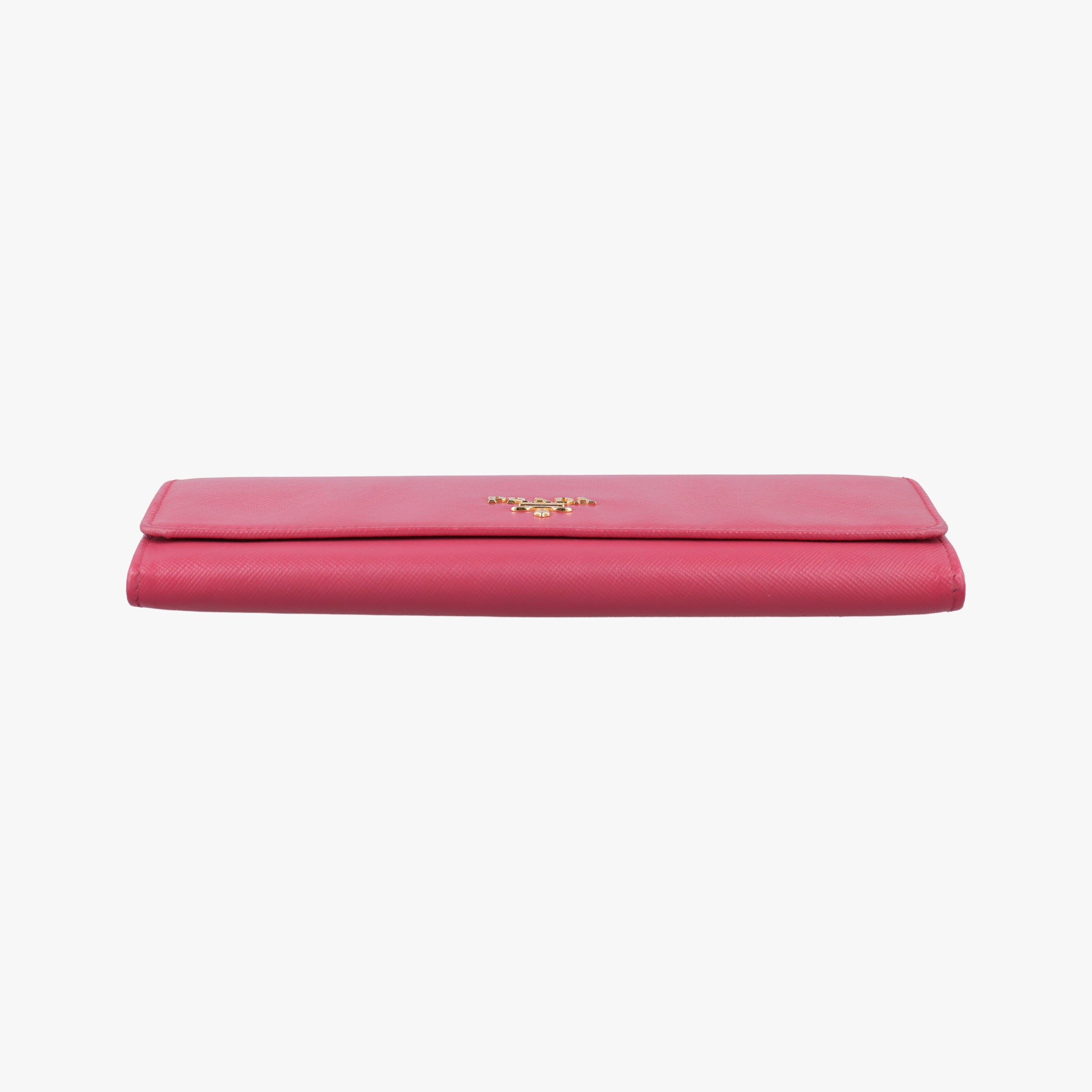Metal Wallet on Chain Cornflower Clutch Pink Saffiano leather 1MT290 181メタル ウォレット オン チェーン コーンフラワー クラッチ ピンク サフィアーノレザー 1MT290 181