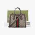 Ophidia brown×red×green PVC coated canvas×Leather 547551 G032457696オフィディア ブラウン×レッド×グリーン PVCコーティングキャンバス×レザー 547551 G032457696