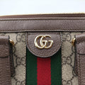 Ophidia brown×red×green PVC coated canvas×Leather 547551 G032457696オフィディア ブラウン×レッド×グリーン PVCコーティングキャンバス×レザー 547551 G032457696