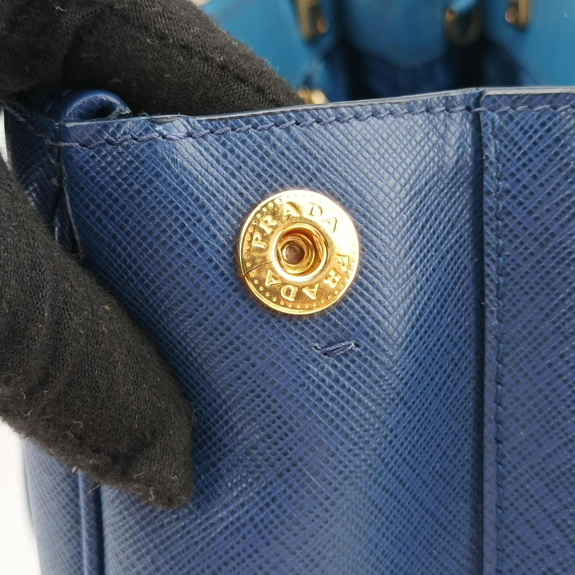 Galleria Blue×Navy SAFFIANO Leather B2274C 180ガレリア ブルー×ネイビー サフィアーノレザー B2274C 180