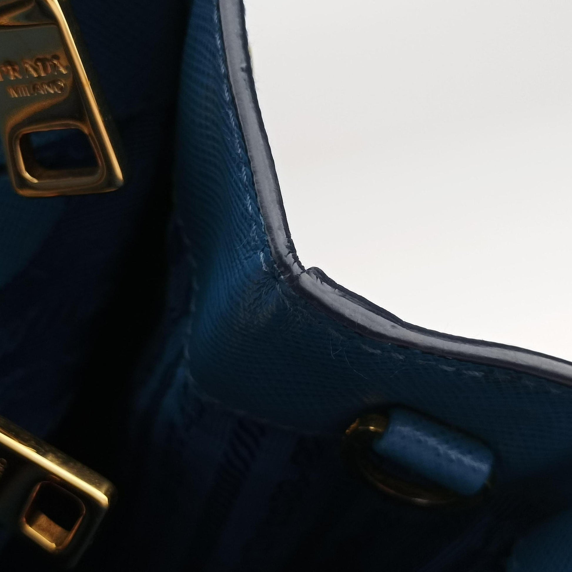 Galleria Blue×Navy SAFFIANO Leather B2274C 180ガレリア ブルー×ネイビー サフィアーノレザー B2274C 180