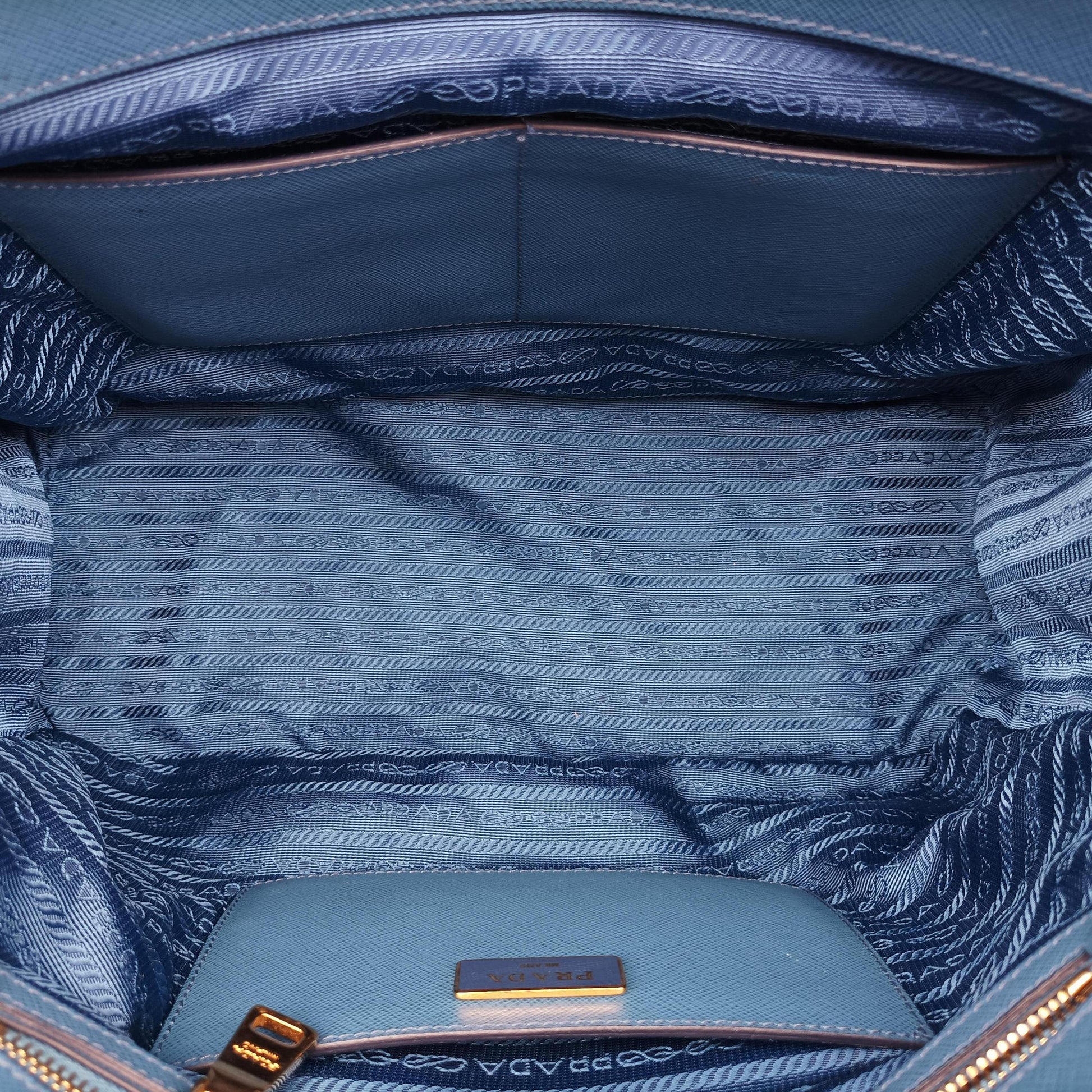 Galleria Blue×Navy SAFFIANO Leather B2274C 180ガレリア ブルー×ネイビー サフィアーノレザー B2274C 180