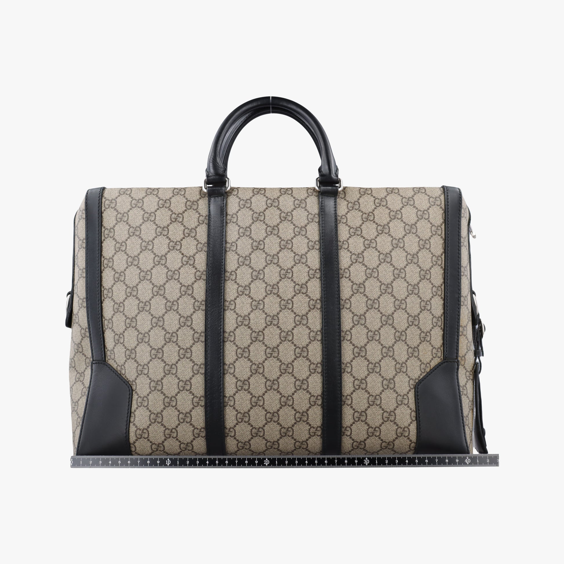 KALEIDO Beige×black PVC coated canvas×Leather 406384 E018906419カレイド ベージュ×ブラック PVCコーティングキャンバス×レザー 406384 E018906419