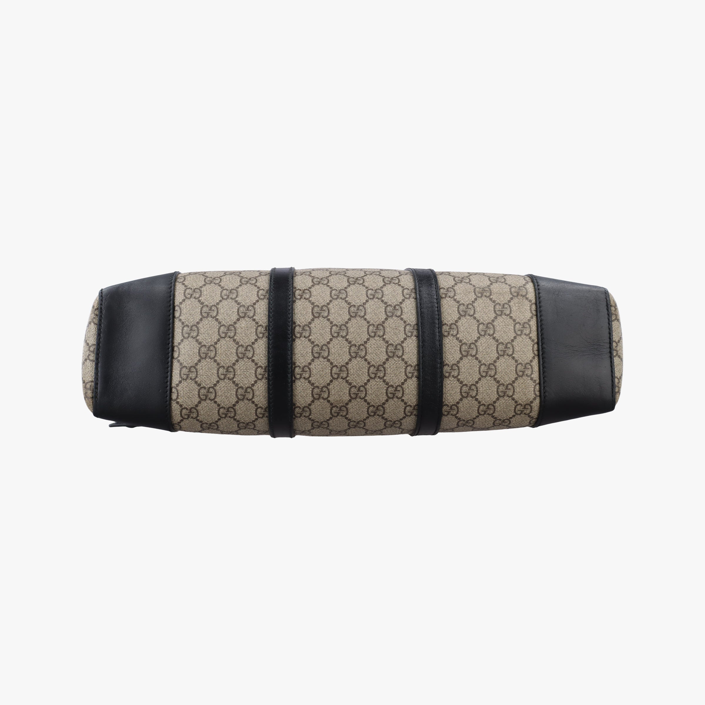 KALEIDO Beige×black PVC coated canvas×Leather 406384 E018906419カレイド ベージュ×ブラック PVCコーティングキャンバス×レザー 406384 E018906419