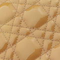 Lady Dior Beige Patent 16-BO-1101 Bレディディオール ベージュ パテント 16-BO-1101 B