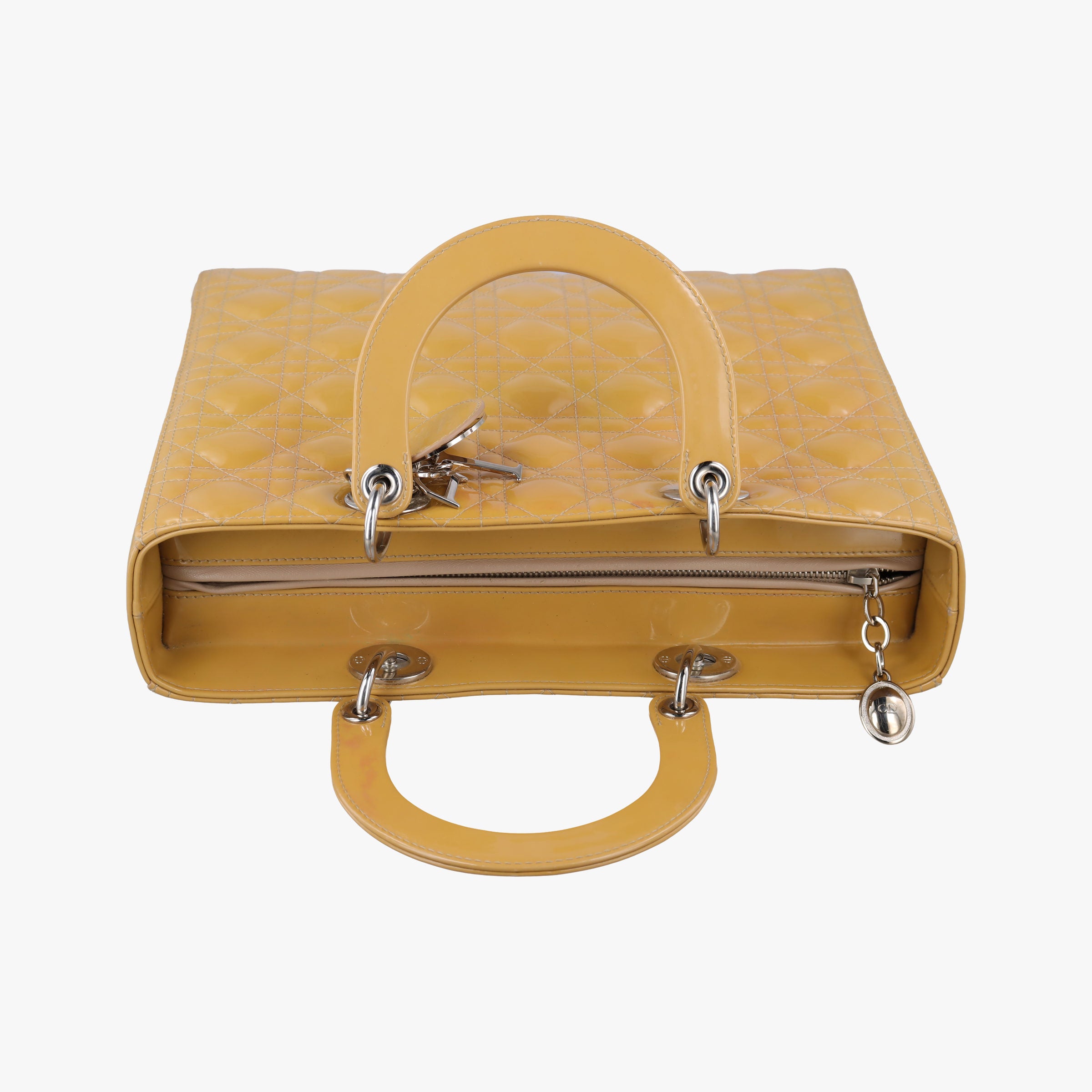 Lady Dior Beige Patent 16-BO-1101 Bレディディオール ベージュ パテント 16-BO-1101 B