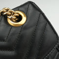GG Marmont Black Leather 443497 D028585851GGマーモント ブラック レザー 443497 D028585851