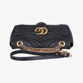 GG Marmont Black Leather 443497 D028585851GGマーモント ブラック レザー 443497 D028585851