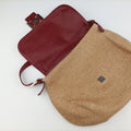 Mamma Baguette Beige × Burgundy Raffia × Leather 8BR001 Lot number unknownマンマバケット ベージュ × ボルドー ラフィア × レザー 8BR001 製番不明